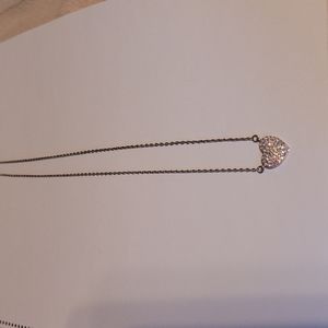 Touchstone Crystal Heart Pendant Necklace